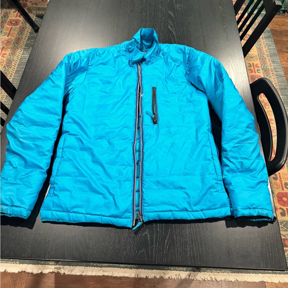 Teal Patagonia Puffer Jacket